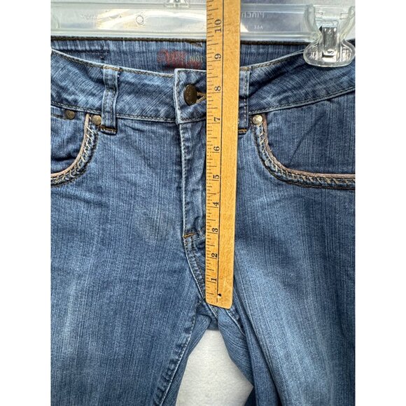 Worn Brand Womens Worn Bootcut Denim Jeans Size 8 Blue Medium Wash Cotton Blend - Picture 6 of 11